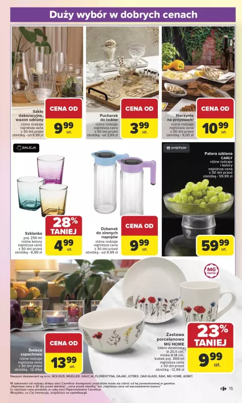 Carrefour - gazetka promocyjna Gazetka Majowe Okazje  do soboty 24.05 - strona 15