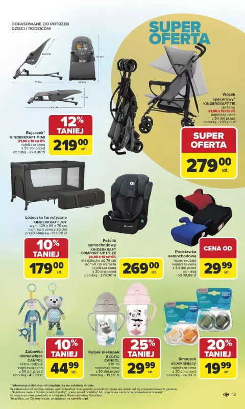 Carrefour - gazetka promocyjna Gazetka Majowe Okazje od poniedziałku 05.05 do soboty 24.05 - strona 13