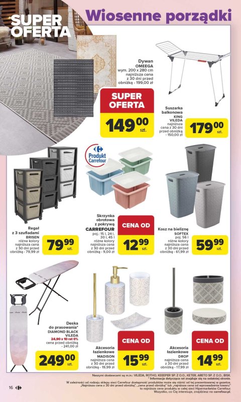 Carrefour - gazetka promocyjna Gazetka Majowe Okazje  do soboty 24.05 - strona 16