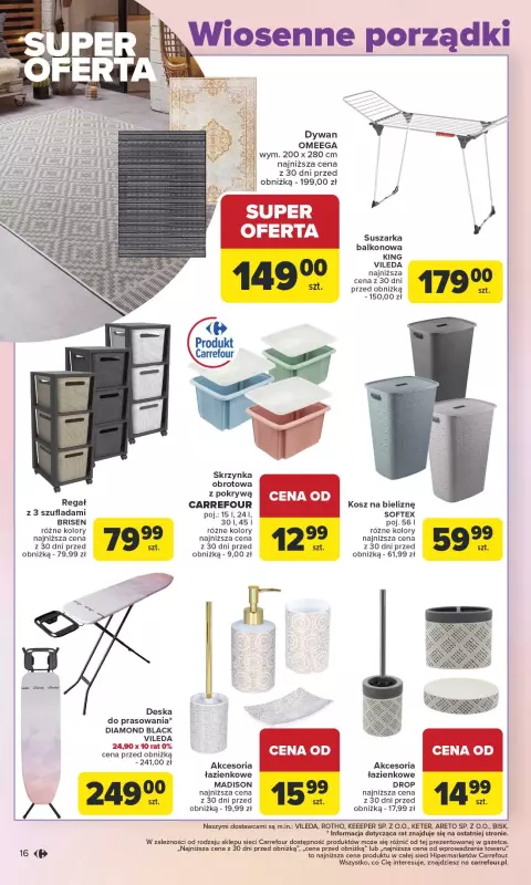 Carrefour - gazetka promocyjna Gazetka Majowe Okazje  do soboty 24.05 - strona 16