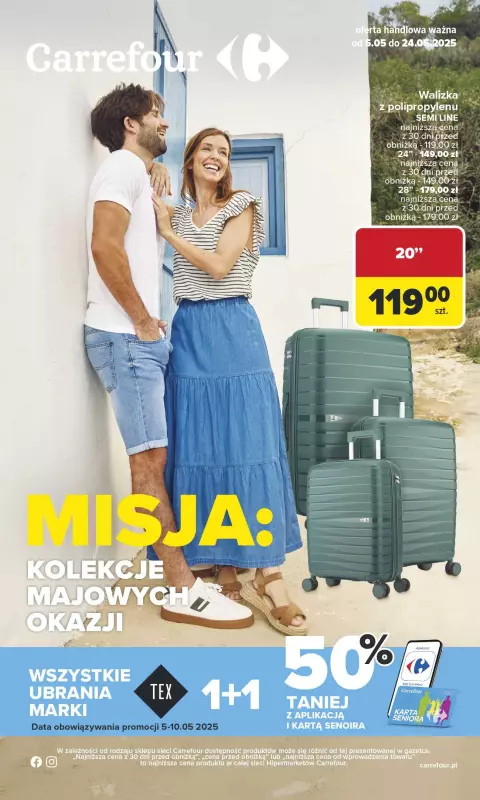 Carrefour - gazetka promocyjna Gazetka Majowe Okazje  