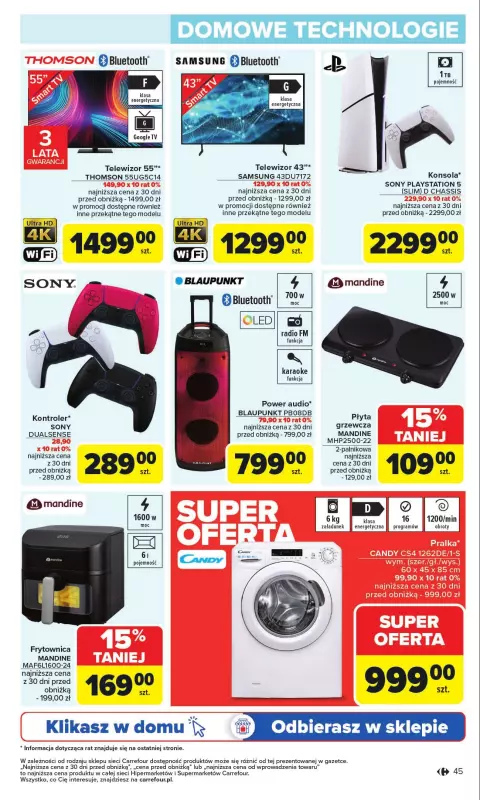 Carrefour - gazetka promocyjna Gazetka Carrefour od poniedziałku  do soboty 10.05 - strona 47