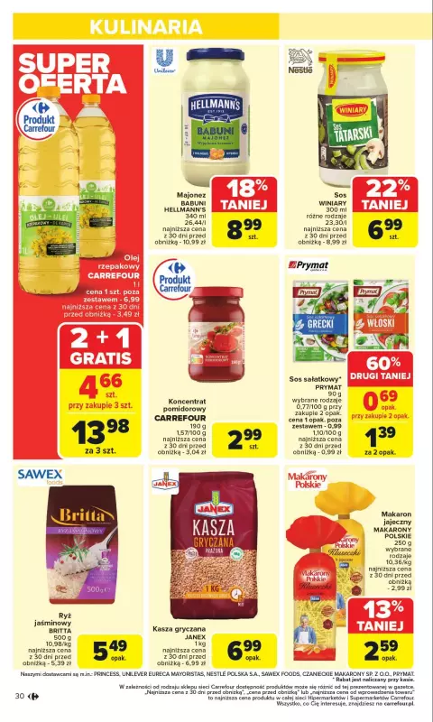 Carrefour - gazetka promocyjna Gazetka Carrefour od poniedziałku  do soboty 10.05 - strona 32