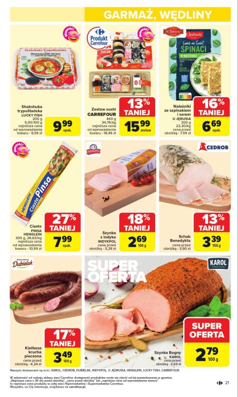 Carrefour - gazetka promocyjna Gazetka Carrefour od poniedziałku  do soboty 10.05 - strona 23
