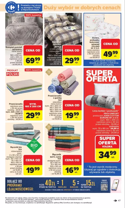 Carrefour - gazetka promocyjna Gazetka Carrefour od poniedziałku  do soboty 10.05 - strona 49