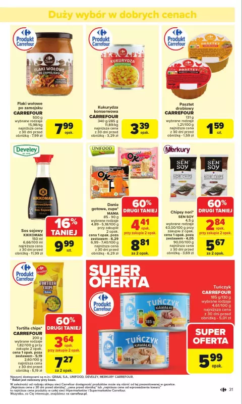 Carrefour - gazetka promocyjna Gazetka Carrefour od poniedziałku  do soboty 10.05 - strona 33