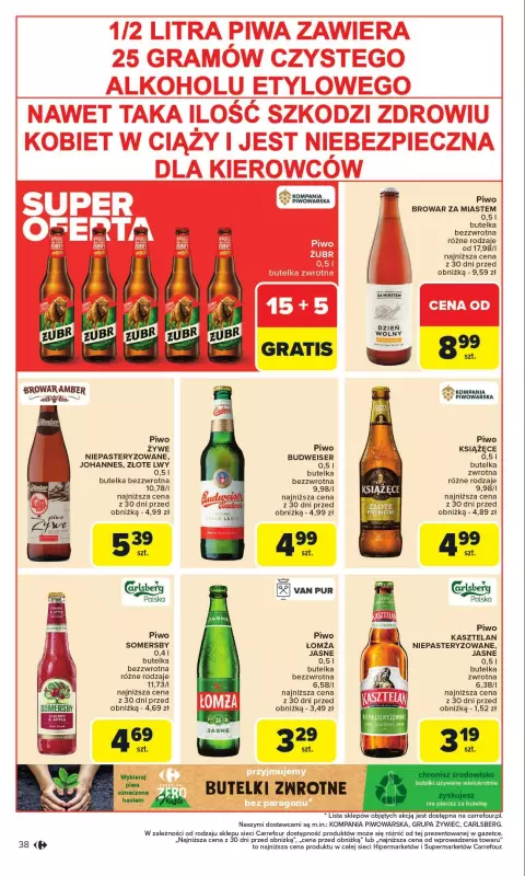 Carrefour - gazetka promocyjna Gazetka Carrefour od poniedziałku  do soboty 10.05 - strona 40