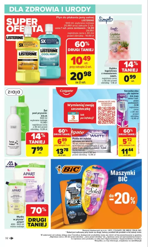Carrefour - gazetka promocyjna Gazetka Carrefour od poniedziałku  do soboty 10.05 - strona 34