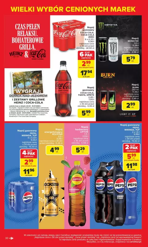 Carrefour - gazetka promocyjna Gazetka Znane marki, okazyjne ceny  do soboty 17.05 - strona 30