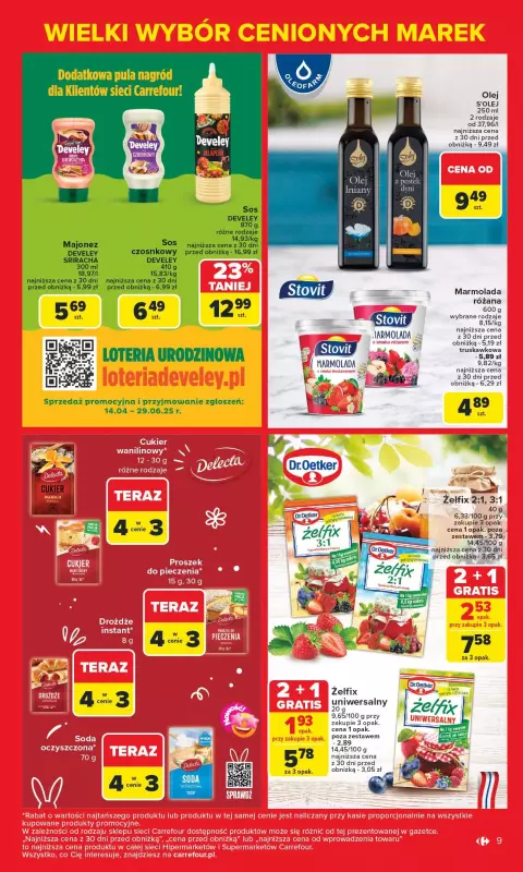 Carrefour - gazetka promocyjna Gazetka Znane marki, okazyjne ceny  do soboty 17.05 - strona 9