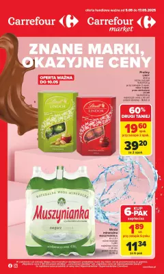 Carrefour - gazetka promocyjna Gazetka Znane marki, okazyjne ceny od poniedziałku 05.05 do soboty 17.05