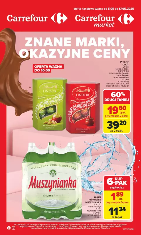 Carrefour - gazetka promocyjna Gazetka Znane marki, okazyjne ceny  