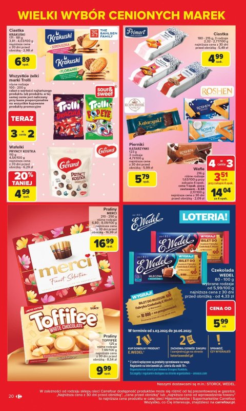 Carrefour - gazetka promocyjna Gazetka Znane marki, okazyjne ceny  do soboty 17.05 - strona 20