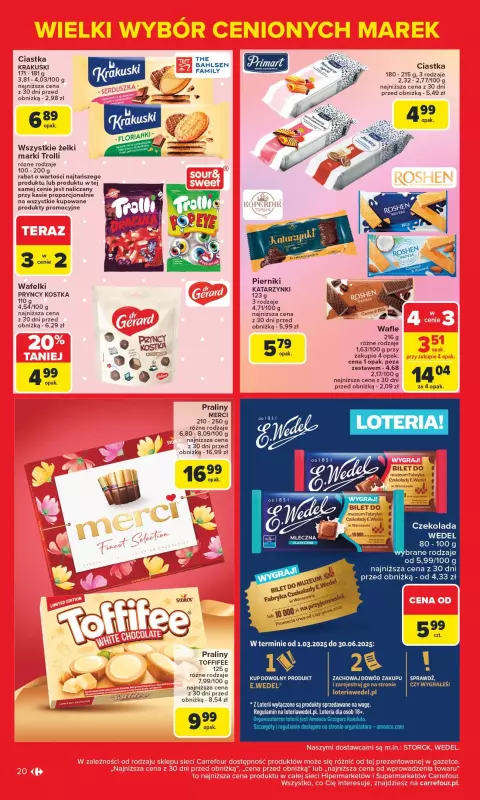 Carrefour - gazetka promocyjna Gazetka Znane marki, okazyjne ceny od poniedziałku 05.05 do soboty 17.05 - strona 20
