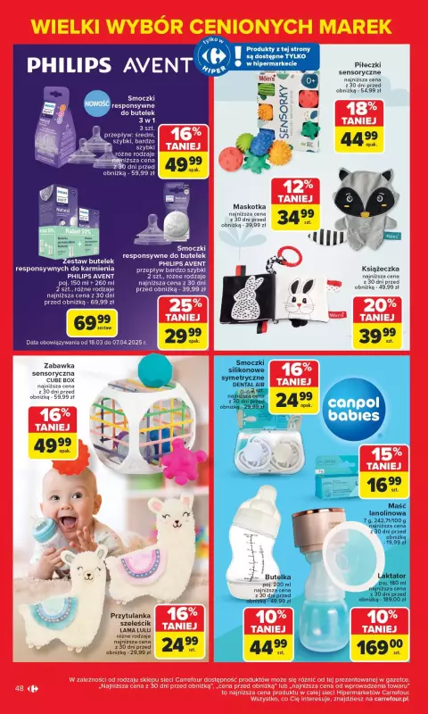 Carrefour - gazetka promocyjna Gazetka Znane marki, okazyjne ceny od poniedziałku 05.05 do soboty 17.05 - strona 48