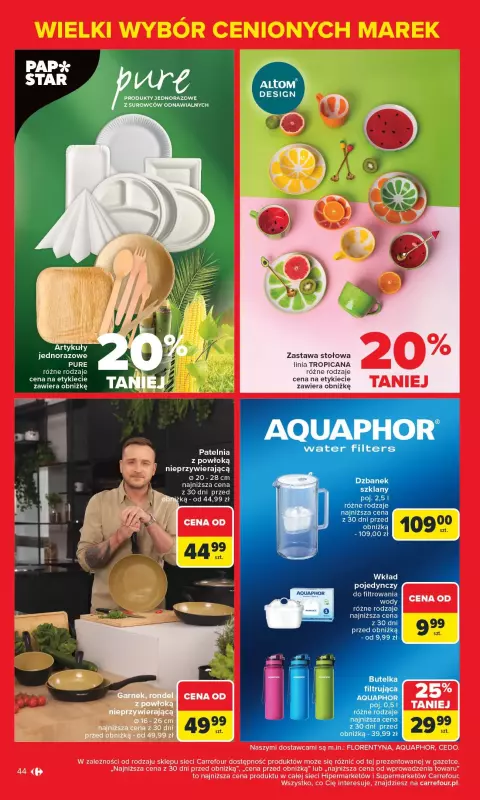 Carrefour - gazetka promocyjna Gazetka Znane marki, okazyjne ceny  do soboty 17.05 - strona 44