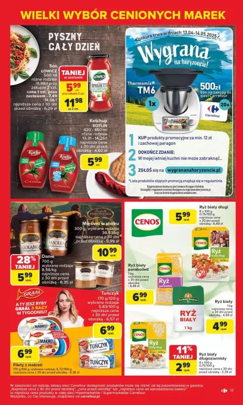 Carrefour - gazetka promocyjna Gazetka Znane marki, okazyjne ceny  do soboty 17.05 - strona 17