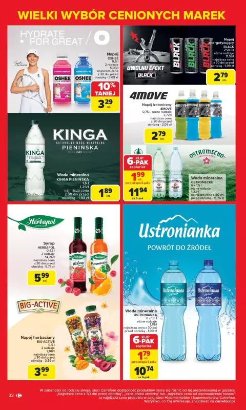Carrefour - gazetka promocyjna Gazetka Znane marki, okazyjne ceny  do soboty 17.05 - strona 32