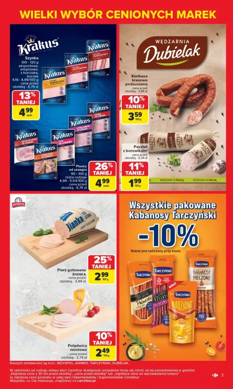 Carrefour - gazetka promocyjna Gazetka Znane marki, okazyjne ceny   - strona 3