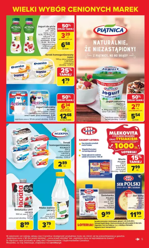 Carrefour - gazetka promocyjna Gazetka Znane marki, okazyjne ceny  do soboty 17.05 - strona 5