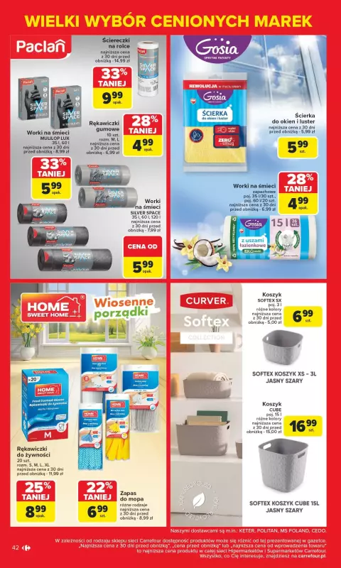 Carrefour - gazetka promocyjna Gazetka Znane marki, okazyjne ceny  do soboty 17.05 - strona 42