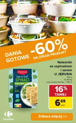 Carrefour - gazetka promocyjna DANIA GOTOWE do -60% na drugi produkt od wtorku 06.05 do soboty 10.05