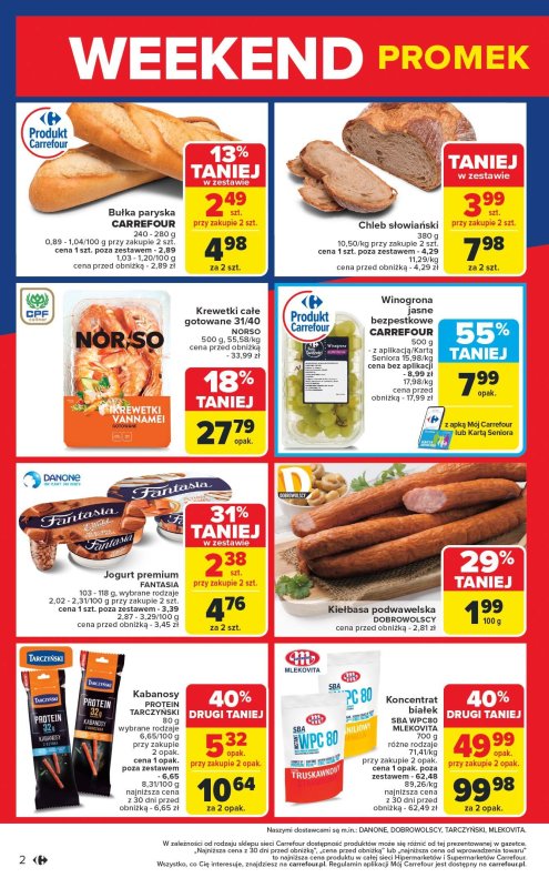 Carrefour - gazetka promocyjna Weekend promek już od czwartku  do soboty 10.05 - strona 2
