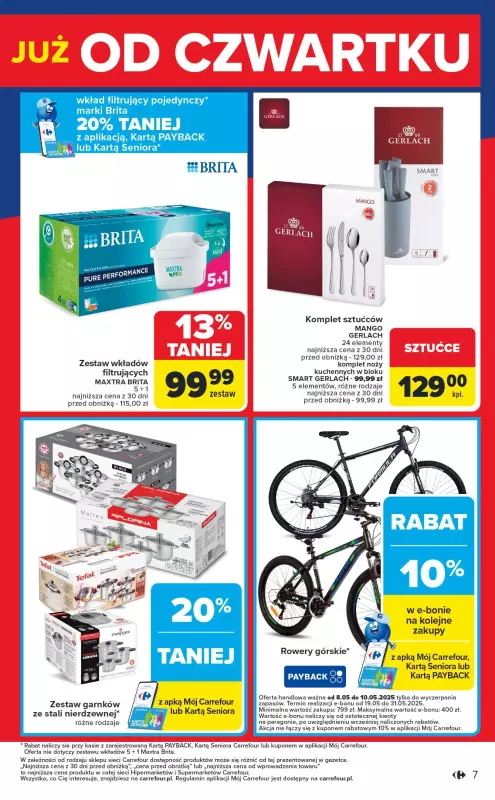 Carrefour - gazetka promocyjna Weekend promek już od czwartku  do soboty 10.05 - strona 7