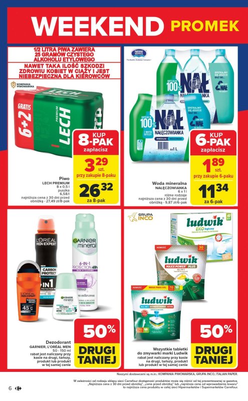 Carrefour - gazetka promocyjna Weekend promek już od czwartku  do soboty 10.05 - strona 6