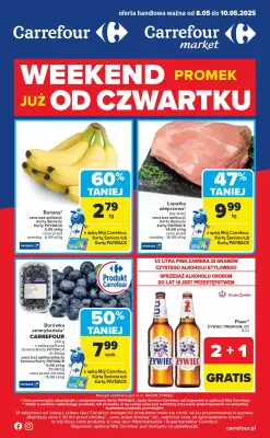 Carrefour - gazetka promocyjna Weekend promek już od czwartku  do soboty 10.05