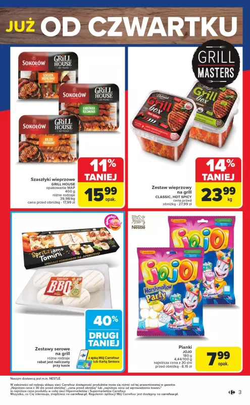 Carrefour - gazetka promocyjna Weekend promek już od czwartku  do soboty 10.05 - strona 3