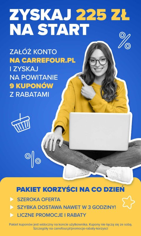 Carrefour - gazetka promocyjna Gazetka Carrefour od poniedziałku  do soboty 17.05 - strona 53