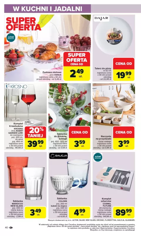 Carrefour - gazetka promocyjna Gazetka Carrefour od poniedziałku od poniedziałku 12.05 do soboty 17.05 - strona 42