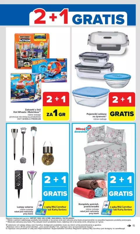 Carrefour - gazetka promocyjna Gazetka Carrefour od poniedziałku  do soboty 17.05 - strona 17