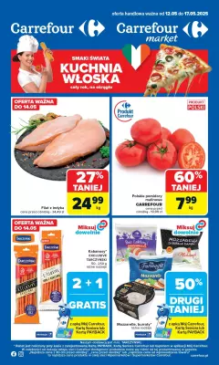 Carrefour - gazetka promocyjna Gazetka Carrefour od poniedziałku od poniedziałku 12.05 do soboty 17.05