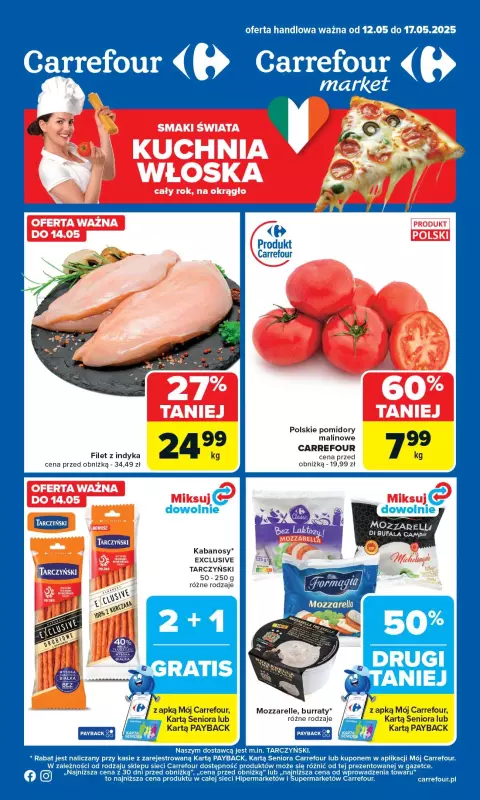 Carrefour - gazetka promocyjna Gazetka Carrefour od poniedziałku  