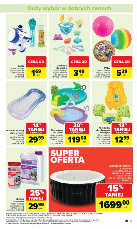 Carrefour - gazetka promocyjna Gazetka Carrefour od poniedziałku  do soboty 17.05 - strona 45