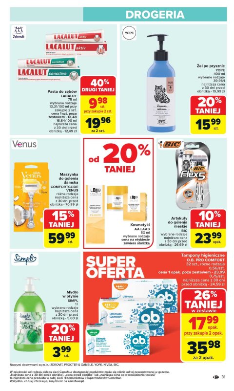 Carrefour - gazetka promocyjna Gazetka Carrefour od poniedziałku  do soboty 17.05 - strona 33