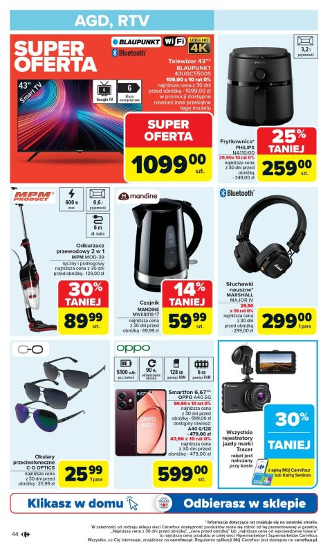 Carrefour - gazetka promocyjna Gazetka Carrefour od poniedziałku  do soboty 17.05 - strona 46