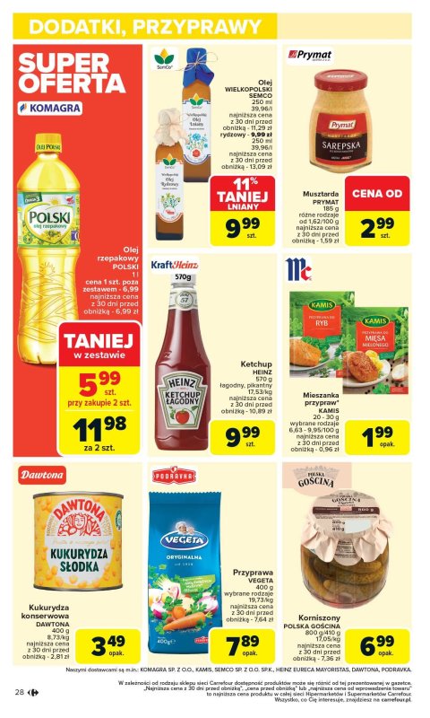 Carrefour - gazetka promocyjna Gazetka Carrefour od poniedziałku od poniedziałku 12.05 do soboty 17.05 - strona 30