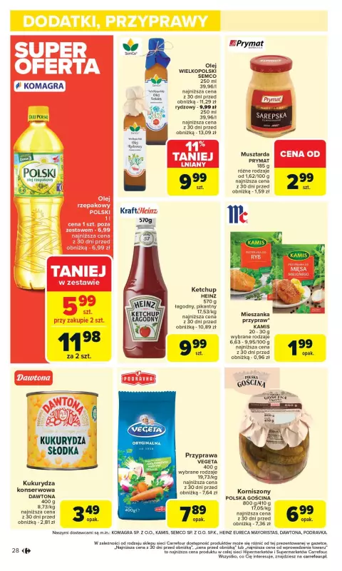 Carrefour - gazetka promocyjna Gazetka Carrefour od poniedziałku od poniedziałku 12.05 do soboty 17.05 - strona 30