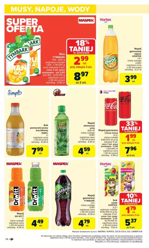 Carrefour - gazetka promocyjna Gazetka Carrefour od poniedziałku od poniedziałku 12.05 do soboty 17.05 - strona 36