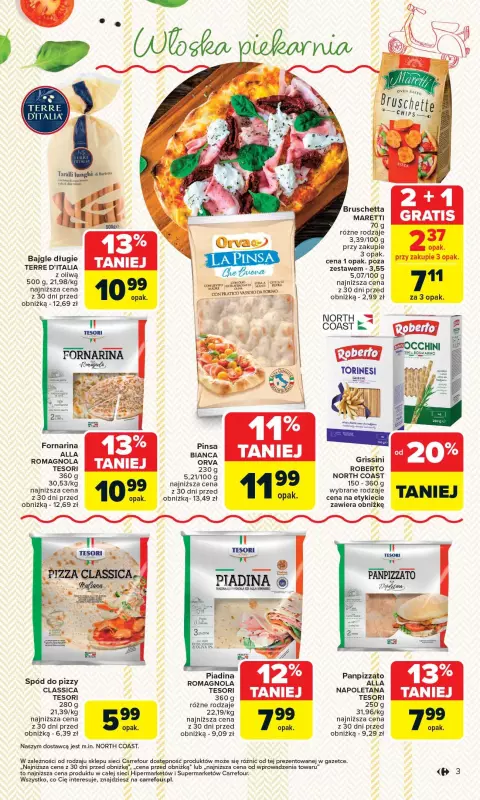 Carrefour - gazetka promocyjna Gazetka Kuchnia Włoska   - strona 3