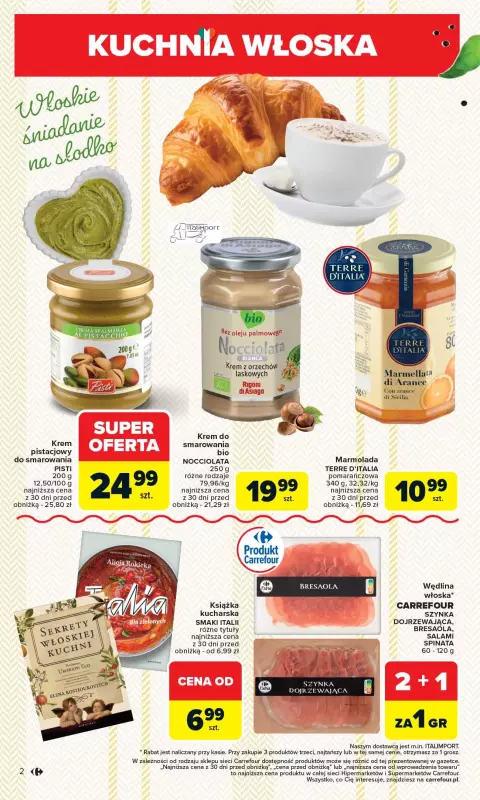 Carrefour - gazetka promocyjna Gazetka Kuchnia Włoska   - strona 2