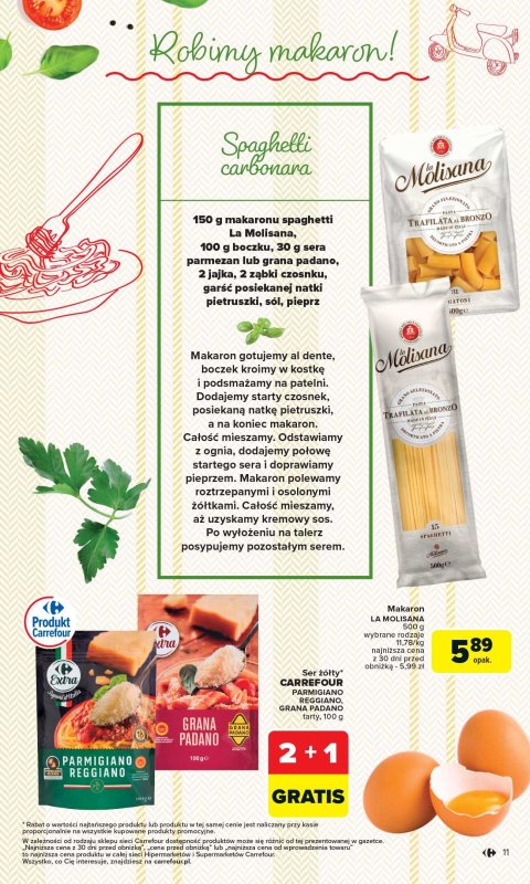 Carrefour - gazetka promocyjna Gazetka Kuchnia Włoska  do soboty 24.05 - strona 11