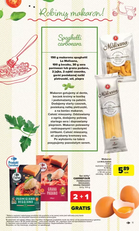 Carrefour - gazetka promocyjna Gazetka Kuchnia Włoska  do soboty 24.05 - strona 11