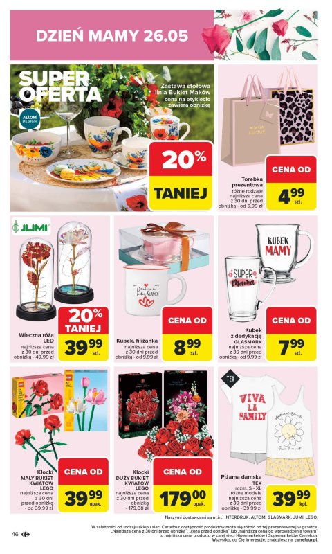 Carrefour - gazetka promocyjna Gazetka Carrefour od poniedziałku  do soboty 24.05 - strona 48