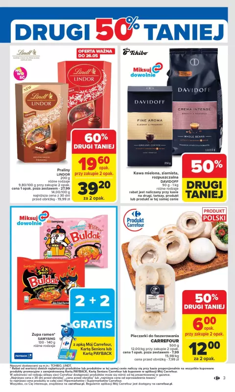 Carrefour - gazetka promocyjna Gazetka Carrefour od poniedziałku od poniedziałku 19.05 do soboty 24.05 - strona 5