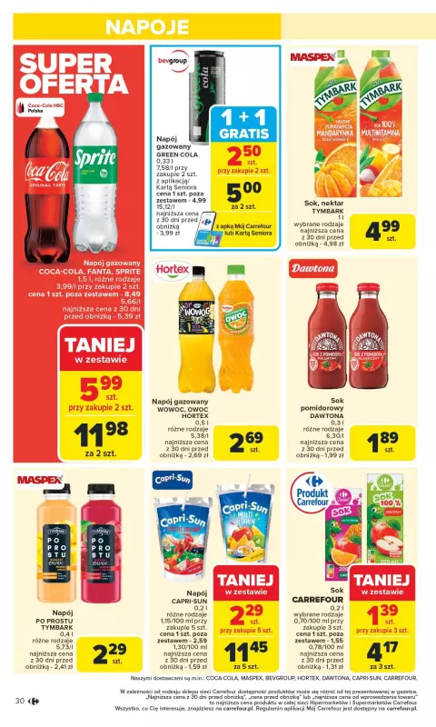 Carrefour - gazetka promocyjna Gazetka Carrefour od poniedziałku  do soboty 24.05 - strona 32
