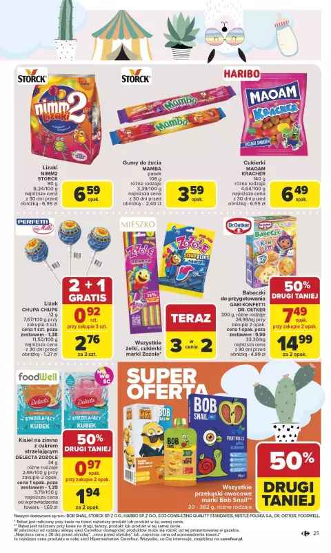 Carrefour - gazetka promocyjna Gazetka Promeczki dla promyczków  do soboty 31.05 - strona 21